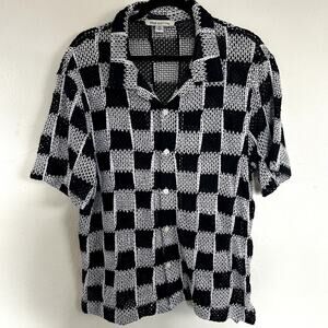 Men's Festival crochet knit boho indie top